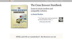 Desktop Screenshot of crossbrowserbook.com