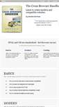 Mobile Screenshot of crossbrowserbook.com