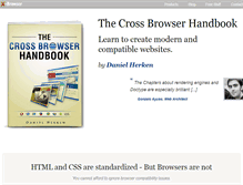 Tablet Screenshot of crossbrowserbook.com